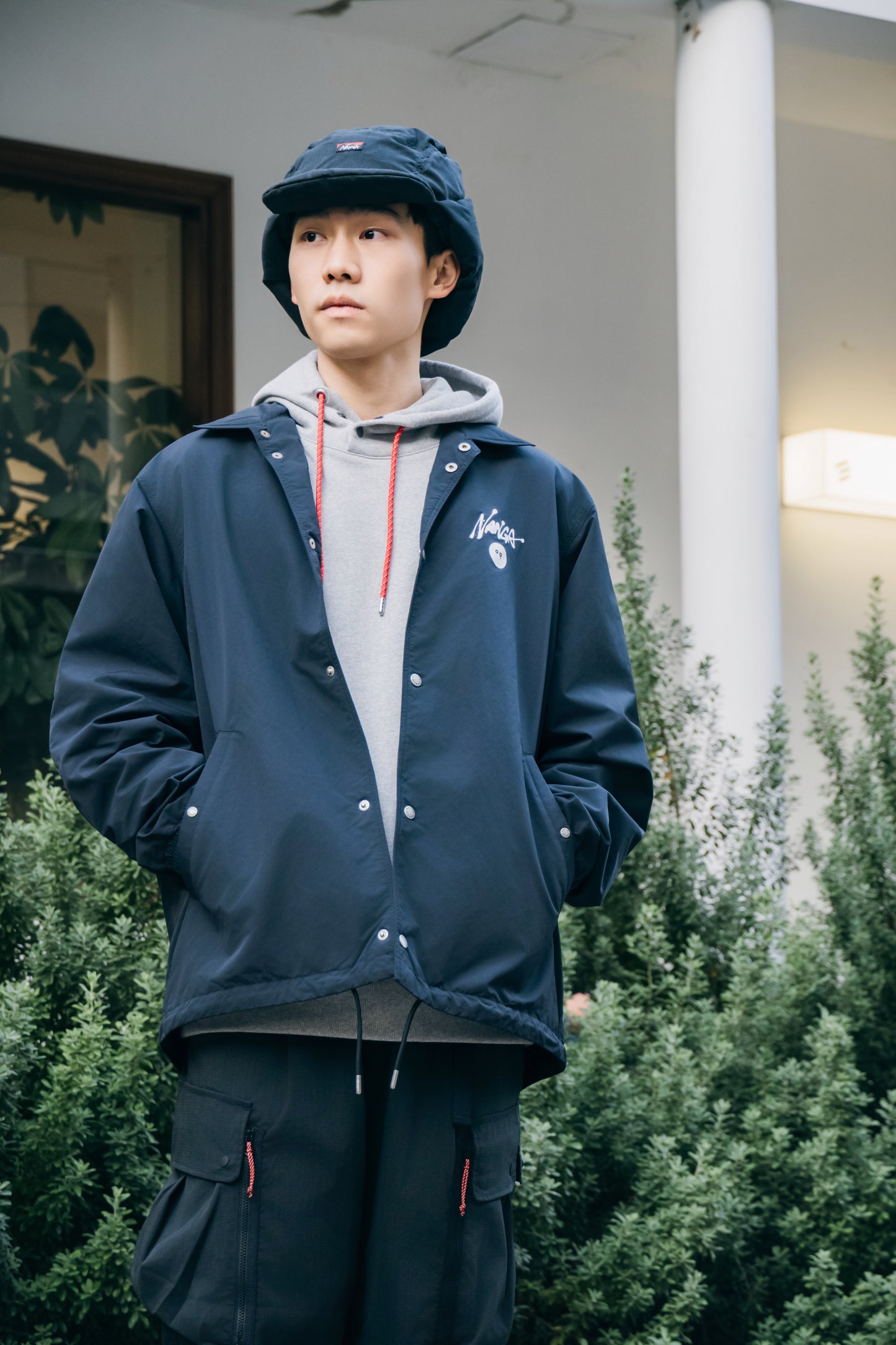 NANGA×RYUJI KAMIYAMA COACH JACKET