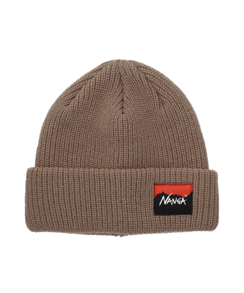 NANGA BOX LOGO BULKY BEANIE