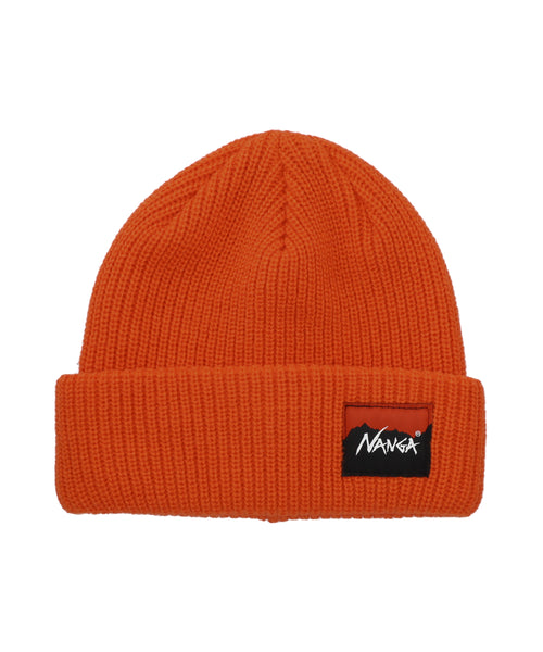 NANGA BOX LOGO BULKY BEANIE