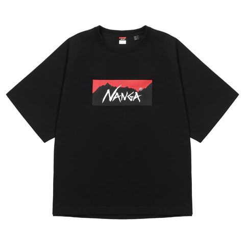 NANGA ECO HYBRID BOX LOGO LOOSE FIT TEE