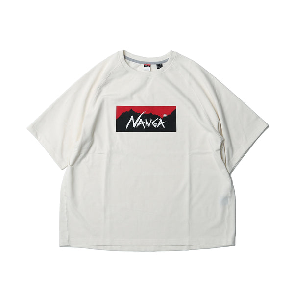 NANGA ECO HYBRID BOX LOGO LOOSE FIT TEE