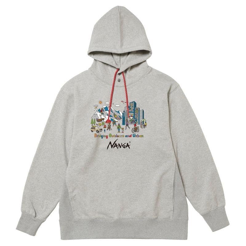 NANGA ECO HYBRID SWEAT HOODIE/BOU1