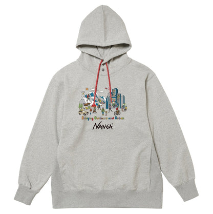 NANGA ECO HYBRID SWEAT HOODIE/BOU1