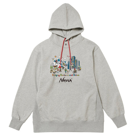 NANGA ECO HYBRID SWEAT HOODIE/BOU1