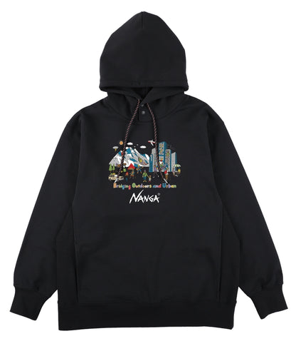 NANGA ECO HYBRID SWEAT HOODIE/BOU1