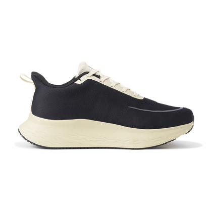 VELOCI ASCENT RUNNING SHOES (Black&Cream)
