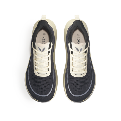 VELOCI ASCENT RUNNING SHOES (Black&Cream)